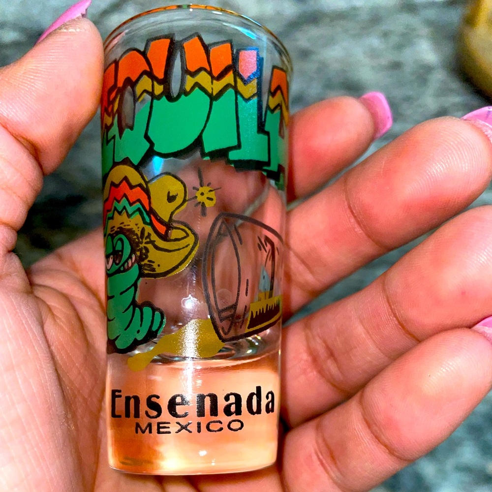Ensenada Mexico shot glass